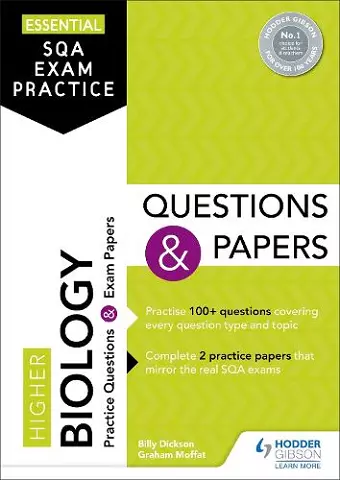 Essential SQA Exam Practice: Higher Biology Questions and Papers cover