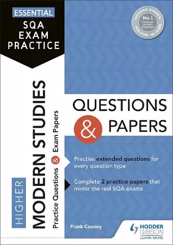 Essential SQA Exam Practice: Higher Modern Studies Questions and Papers cover