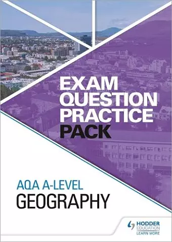 AQA A-level Geography Exam Question Practice Pack cover