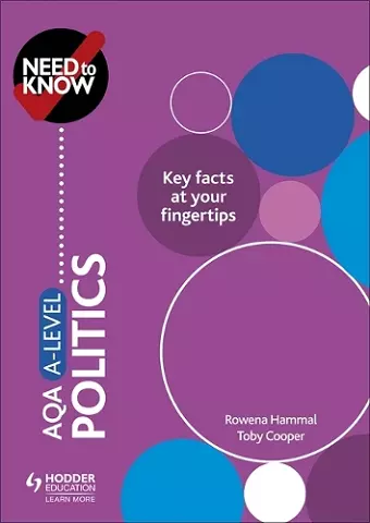 Need to Know: AQA A-level Politics cover