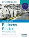 CCEA AS Unit 2 Business Studies Student Guide 2: Growing the business cover