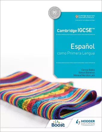 Cambridge IGCSE™ Español como Primera Lengua Libro del Alumno cover