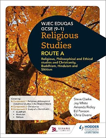 Eduqas GCSE (9-1) Religious Studies Route A: Religious, Philosophical and Ethical studies and Christianity, Buddhism, Hinduism and Sikhism cover