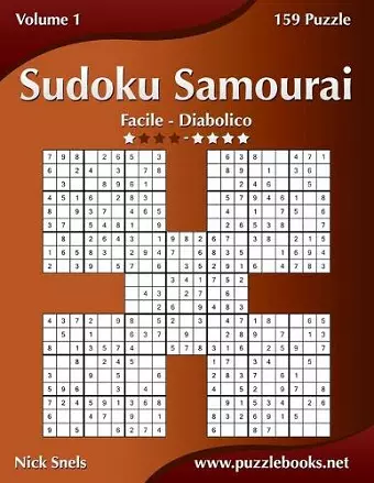 Sudoku Samurai - Da Facile a Diabolico - Volume 1 - 159 Puzzle cover
