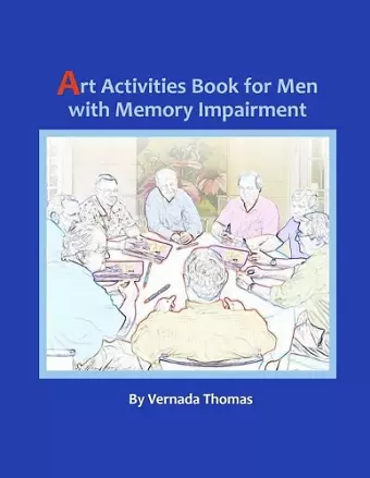 Art Activities Book for Men with Memory Impairment cover