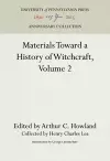 Materials Toward a History of Witchcraft, Volume 2 cover