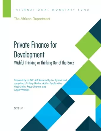 Private Finance for Development cover