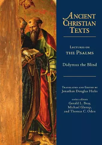 Lectures on the Psalms cover