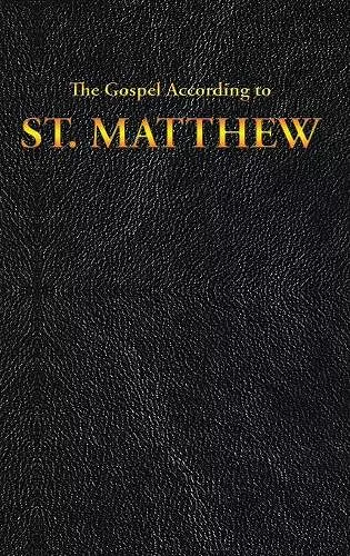 The Gospel According to ST. MATTHEW cover