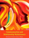 Communication and Relationship Maintenance cover