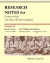 Research Notes for Women at Play cover