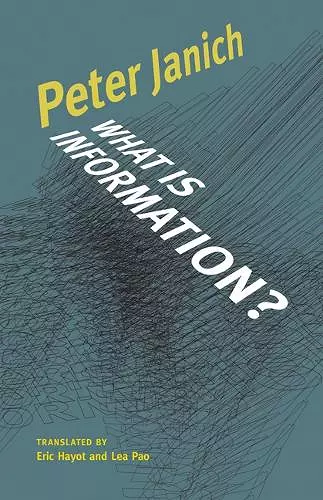 What Is Information? cover