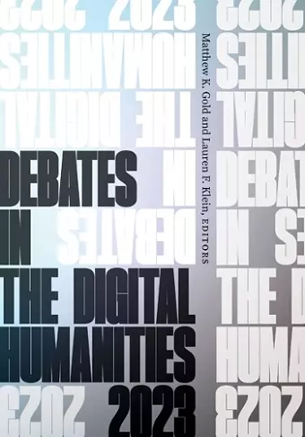 Debates in the Digital Humanities 2023 cover