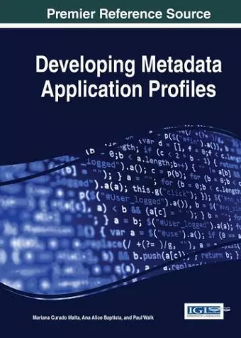 Developing Metadata Application Profiles cover