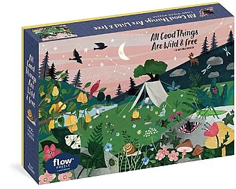 All Good Things Are Wild and Free 1,000-Piece Puzzle (Flow) Adults Families Picture Quote Mindfulness Gift cover