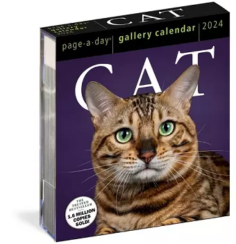 Cat Page-A-Day Gallery Calendar 2024 cover