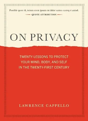 On Privacy cover