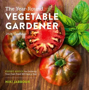 The Year-Round Vegetable Gardener Wall Calendar 2025 cover