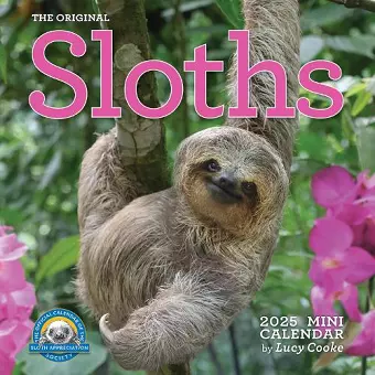 Original Sloths Mini Wall Calendar 2025 cover