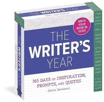 Writer's Year Page-A-Day® Calendar 2025 cover