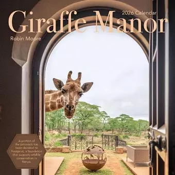 Giraffe Manor Wall Calendar 2026 cover