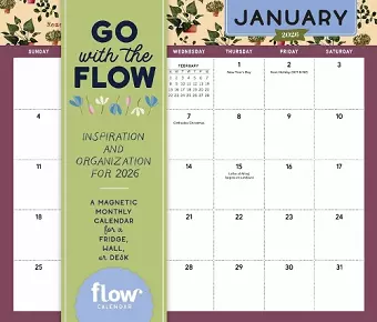 Go with the Flow: Inspiration and Organization for 2026 cover