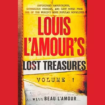 Louis L'Amour's Lost Treasures #1 cover