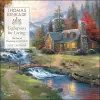 Thomas Kinkade Lightposts for Living 2025 Wall Calendar cover