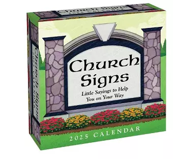 Church Signs 2025 Day-to-Day Calendar cover