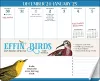 Effin' Birds 2025 Weekly Desk Pad Calendar cover