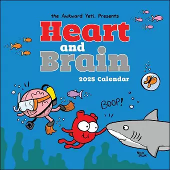 Heart and Brain 2025 Wall Calendar cover