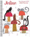 Feline 12-Month 2025 Monthly/Weekly Planner Calendar cover