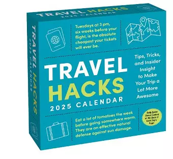 Travel Hacks 2025 Day-to-Day Calendar cover