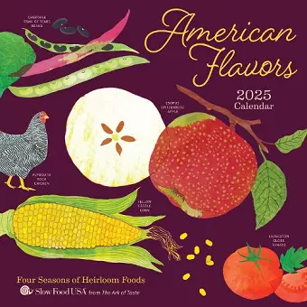 American Flavors 2025 Wall Calendar cover