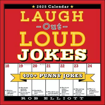 Laugh-Out-Loud Jokes 2025 Wall Calendar cover