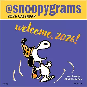 Peanuts®: @Snoopygrams 2026 Mini Wall Calendar cover