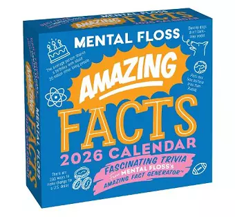 Amazing Facts from Mental Floss 2026 Calendar cover