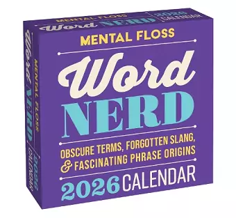 Word Nerd 2026 Calendar cover