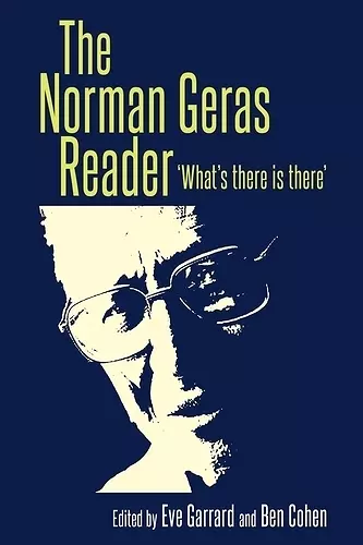 The Norman Geras Reader cover