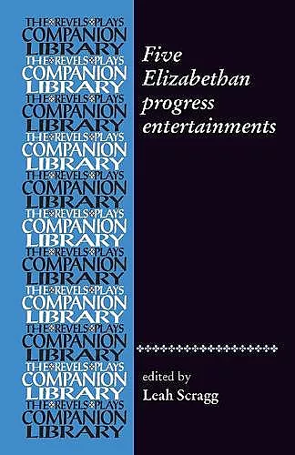 Five Elizabethan Progress Entertainments cover