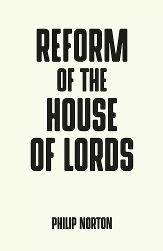 Reform of the House of Lords cover