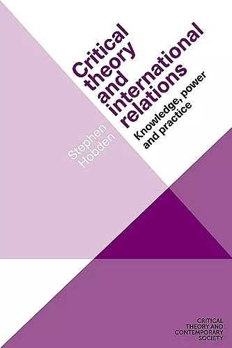 Critical Theory and International Relations cover