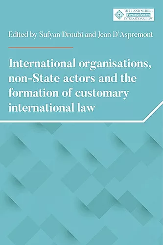 International Organisations, Non-State Actors, and the Formation of Customary International Law cover