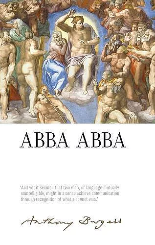 Abba Abba: by Anthony Burgess cover