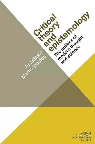 Critical Theory and Epistemology cover