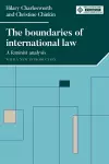 The Boundaries of International Law cover