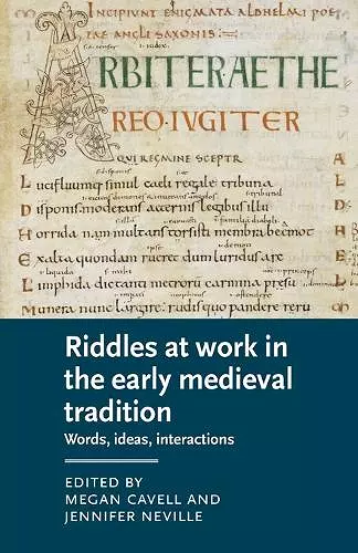 Riddles at Work in the Early Medieval Tradition cover