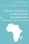 African Perspectives in International Investment Law cover