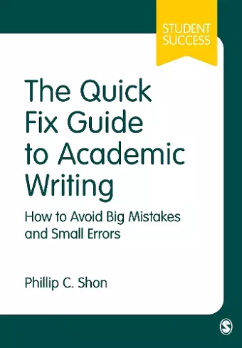 The Quick Fix Guide to Academic Writing cover