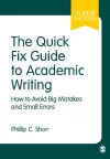 The Quick Fix Guide to Academic Writing cover